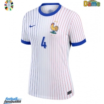 Frankrike Dayot Upamecano #4 Bortedrakt Dame EM 2024 Kortermet